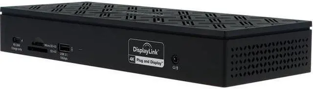 Alt view image 3 of 20 - VisionTek VT8000 Quad Display 4k USB 3.0 & USB-C Docking Station with 100W Power Delivery - for Notebook - 100 W - USB Type C - 4 Displays Supported - 4K - 4096 x 2160 - 4 x USB 3.0 - USB Type-C ...