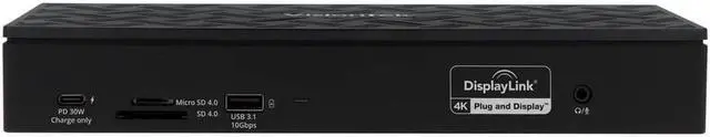 Alt view image 7 of 20 - VisionTek VT8000 Quad Display 4k USB 3.0 & USB-C Docking Station with 100W Power Delivery - for Notebook - 100 W - USB Type C - 4 Displays Supported - 4K - 4096 x 2160 - 4 x USB 3.0 - USB Type-C ...