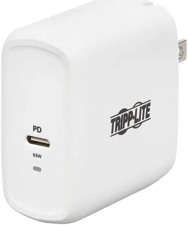 Alt view image 10 of 11 - Tripp Lite Compact USB-C Wall Charger - GaN Technology, 65W PD Charging, White