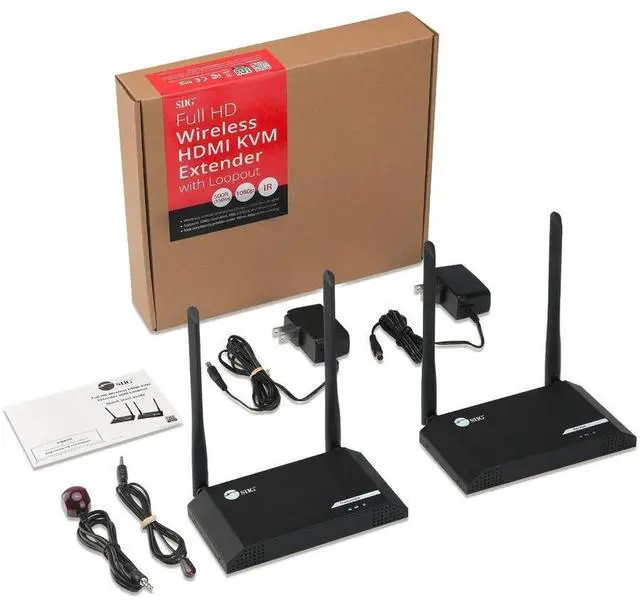 Alt view image 12 of 17 - WL HDMI KVM EXTENDER W LOOPOUT