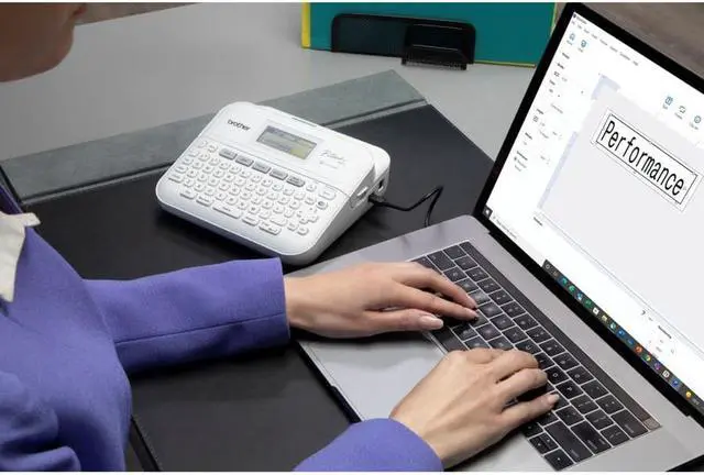 Alt view image 5 of 20 - Brother P-touch PT-D410 Home/Office Advanced Label Maker PTD410
