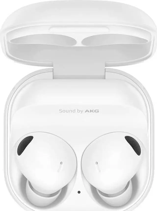 Alt view image 6 of 20 - Samsung Galaxy Buds2 Pro True Wireless Earbud Headphones  White SM-R510NZWAXAR
