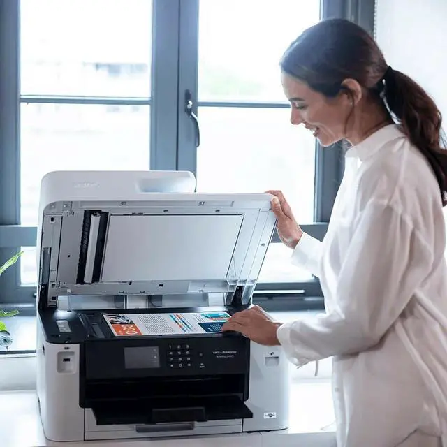 Alt view image 6 of 20 - Brother MFC-J5340DW Wireless All-in-One Printer for Home Office and Small Business High-Speed Color Inkjet Technology