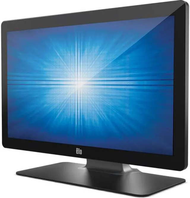Alt view image 5 of 10 - Elo Touch Solutions E126288 Black 23.8" USB Projected Capacitive Touchscreen Monitor without Stand 225 cd/m2 1000:1 Built-in Speakers