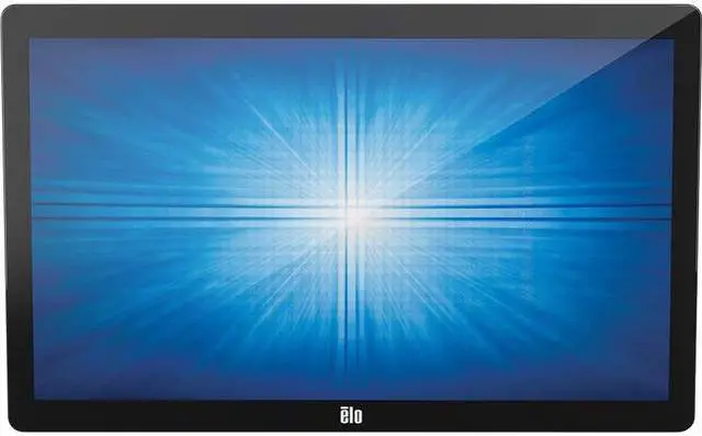 Alt view image 4 of 10 - Elo Touch Solutions E126288 Black 23.8" USB Projected Capacitive Touchscreen Monitor without Stand 225 cd/m2 1000:1 Built-in Speakers