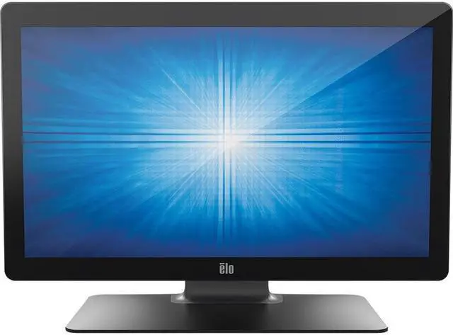 Alt view image 8 of 10 - Elo Touch Solutions E126288 Black 23.8" USB Projected Capacitive Touchscreen Monitor without Stand 225 cd/m2 1000:1 Built-in Speakers