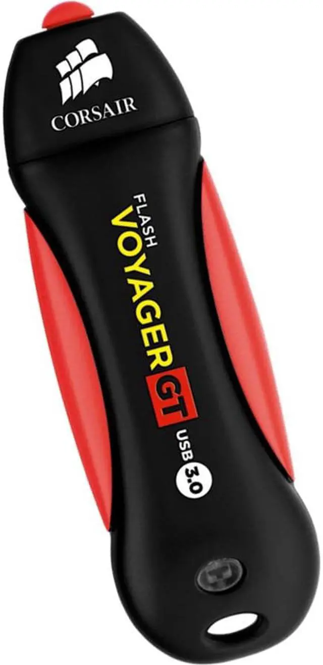 Alt view image 5 of 9 - 1TB Corsair Voyager GT USB3.2 Type-A Flash Drive - Black, Red