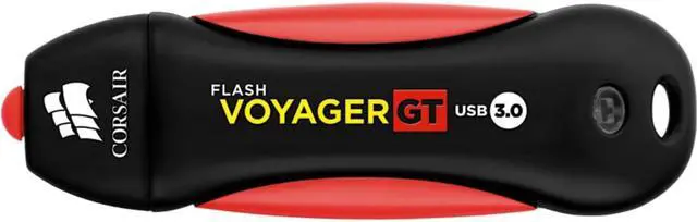 Alt view image 7 of 9 - 1TB Corsair Voyager GT USB3.2 Type-A Flash Drive - Black, Red