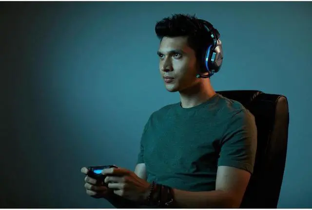 Alt view image 20 of 20 - Turtle Beach Stealth 600 Gen 2 Wireless Gaming Headset with Superhuman Hearing for PS5, PS4, & PC - Black/Blue