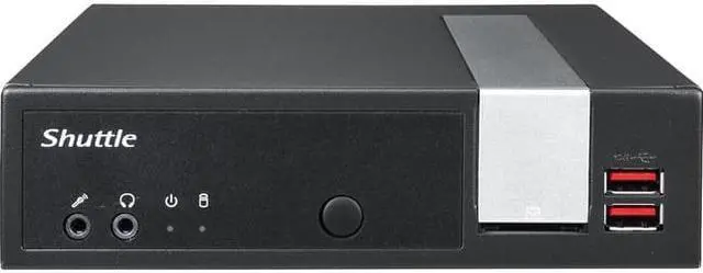 Alt view image 3 of 11 - Shuttle XPC slim DL20N Barebone System - Slim PC - Socket BGA-1338 - Intel Celeron N4505 Dual-core (2 Core)