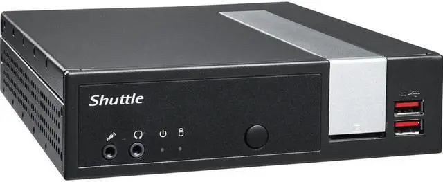 Alt view image 8 of 11 - Shuttle XPC slim DL20N Barebone System - Slim PC - Socket BGA-1338 - Intel Celeron N4505 Dual-core (2 Core)