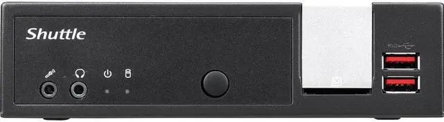 Alt view image 9 of 11 - Shuttle XPC slim DL20N Barebone System - Slim PC - Socket BGA-1338 - Intel Celeron N4505 Dual-core (2 Core)