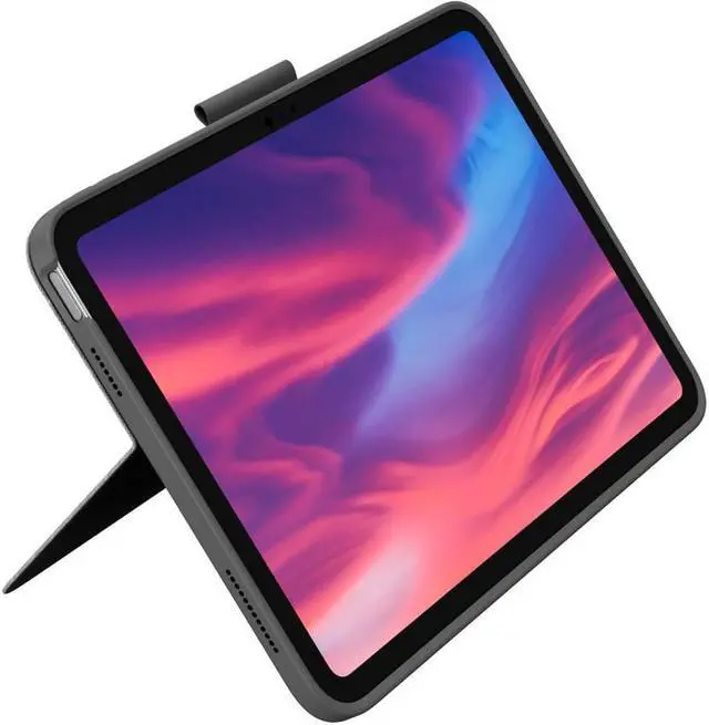 Alt view image 8 of 20 - Logitech Combo Touch Detachable 10th Gen iPad Keyboard Case Oxford Gray