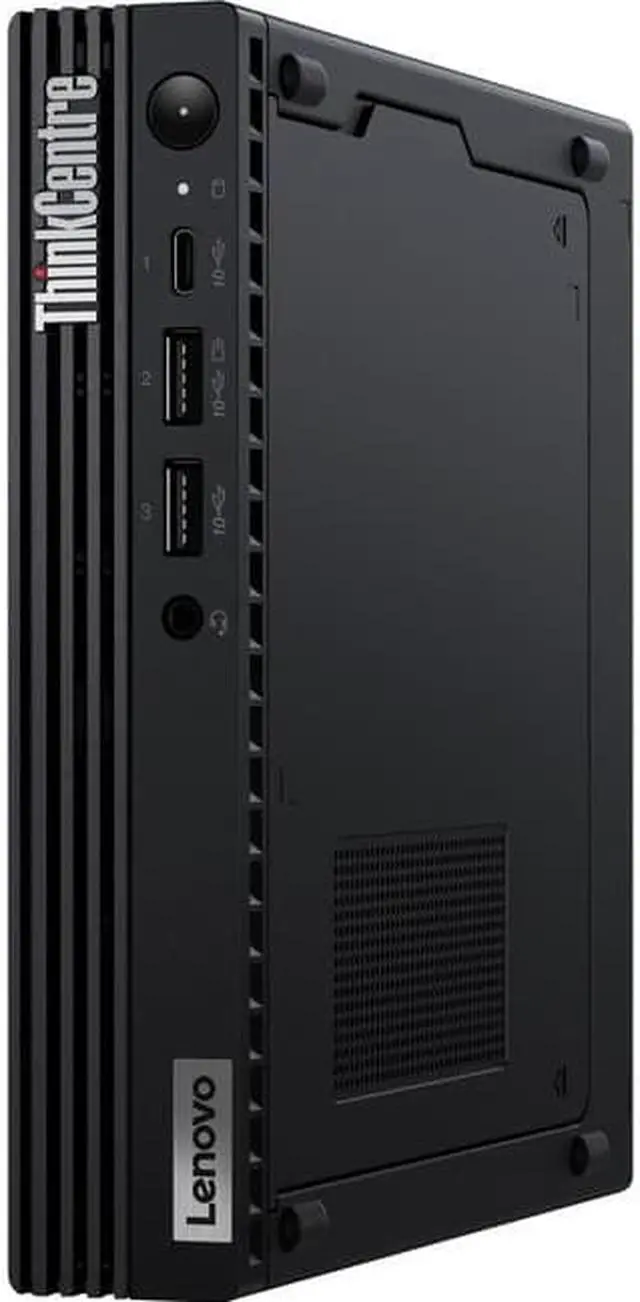 Alt view image 4 of 16 - Lenovo ThinkCentre M90q Gen 3 11U50051US Desktop Computer - Intel Core i5 12th Gen i5-12500 Hexa-core (6 Core) 3 GHz - 16 GB RAM DDR5 SDRAM - 256 GB M.2 PCI Express NVMe 4.0 x4 SSD - Tiny - Black - In