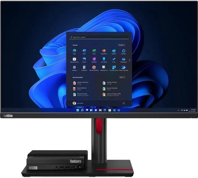 Alt view image 7 of 16 - Lenovo ThinkCentre M90q Gen 3 11U50051US Desktop Computer - Intel Core i5 12th Gen i5-12500 Hexa-core (6 Core) 3 GHz - 16 GB RAM DDR5 SDRAM - 256 GB M.2 PCI Express NVMe 4.0 x4 SSD - Tiny - Black - In