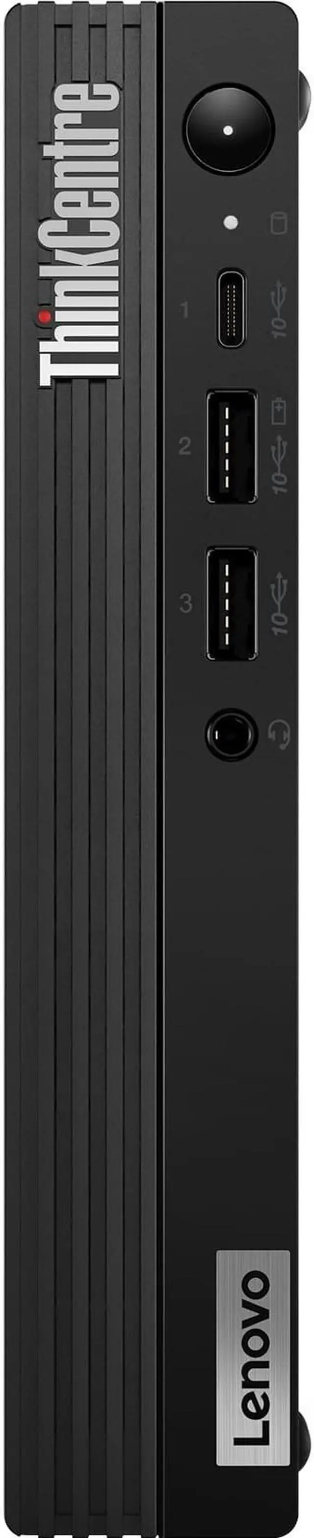 Alt view image 5 of 12 - Lenovo ThinkCentre M90q Gen 3 11U5005JUS Desktop Computer - Intel Core i5 12th Gen i5-12500 Hexa-core (6 Core) 3 GHz - 8 GB RAM DDR5 SDRAM - 256 GB M.2 PCI Express NVMe 4.0 x4 SSD - Tiny - Black - Int
