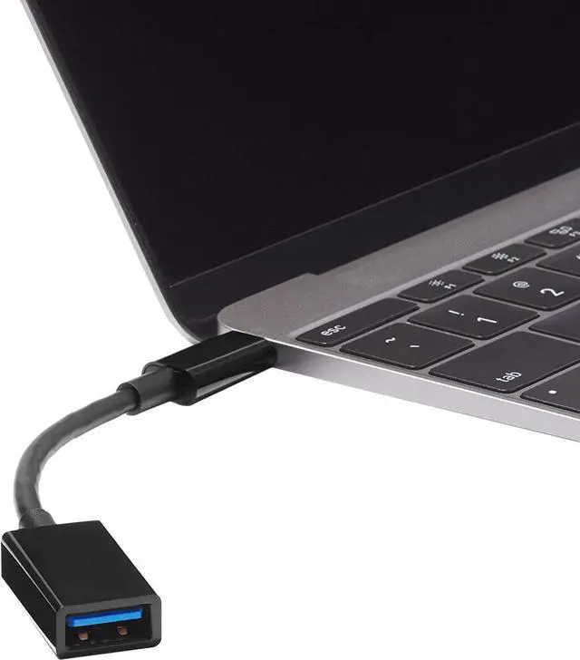 Alt view image 10 of 11 - 4XEM USB-C Male to USB-A Female Adapter Black 4XUSBCUSB3AFB
