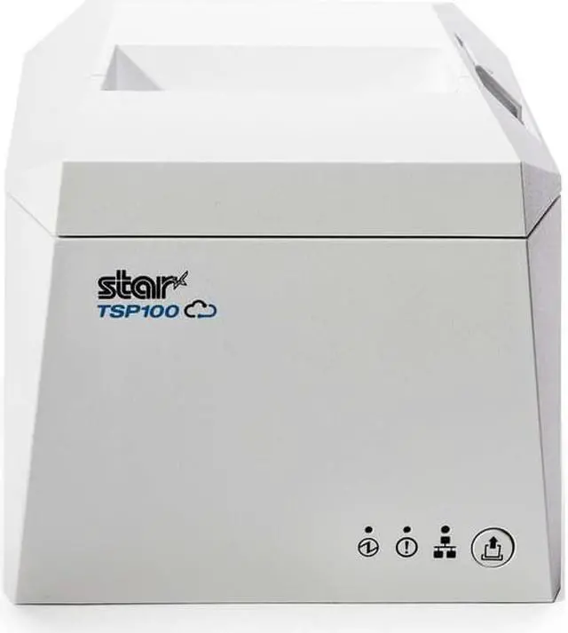 Alt view image 2 of 3 - Star Micronics TSP143IVUE WHT US Desktop Direct Thermal Printer Monochrome White