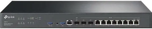 Alt view image 2 of 16 - TP-Link ER8411 | Enterprise Wired 10G VPN Router | Up to 10 WAN Ports | High Network Capacity | SPI Firewall | Omada SDN Integrated | Load Balance | Lightning Protection |