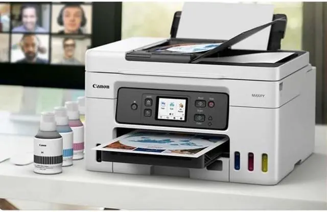Alt view image 6 of 20 - Canon MAXIFY GX4020 Wireless Inkjet Multifunction Printer Color 5779C002