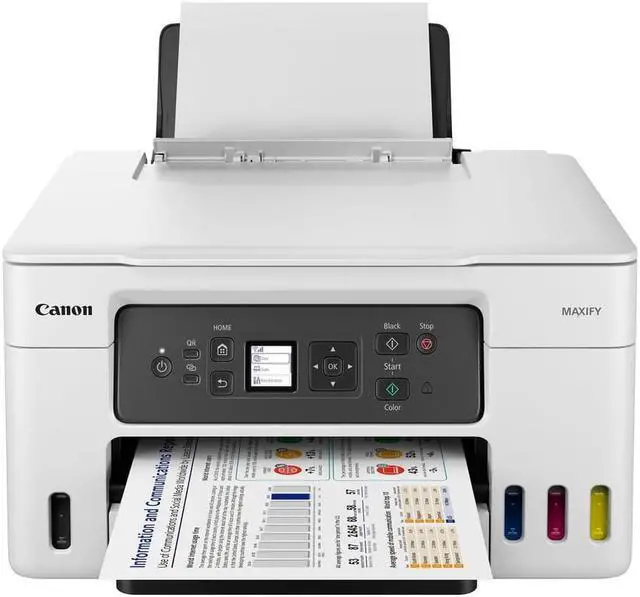Alt view image 3 of 20 - Canon MAXIFY GX3020 Wireless Inkjet Multifunction Printer Color 5777C002