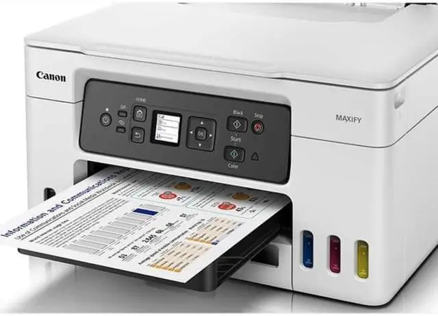 Alt view image 5 of 20 - Canon MAXIFY GX3020 Wireless Inkjet Multifunction Printer Color 5777C002