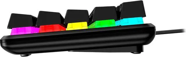 Alt view image 3 of 14 - HyperX Mechanical Gaming Keyboard HX Aqua US Layout 4P5D6AA