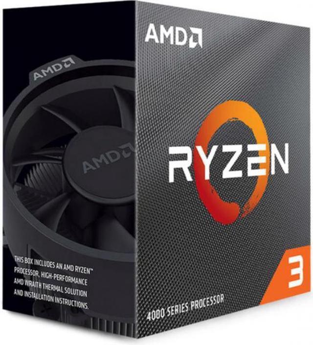 Alt view image 7 of 10 - AMD Ryzen 3 4100 - Ryzen 3 4000 Series Renoir (Zen 2) Quad-Core 3.8 GHz Socket AM4 65W None Integrated Graphics Desktop CPU Processor - 100-100000510BOX