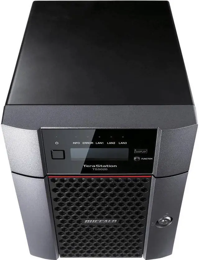 Alt view image 4 of 8 - BUFFALO TeraStation TS5420DN1602 2-Bay NAS 16TB (2x8TB) with NAS-Grade Hard Drives Included Desktop Network Attached Storage