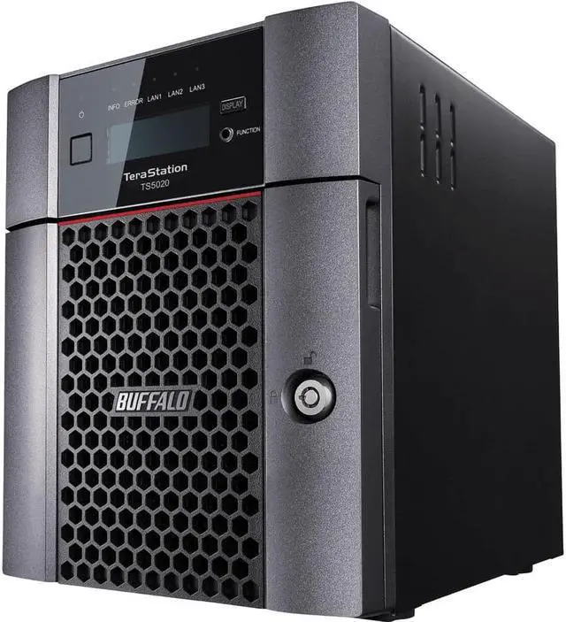 Alt view image 2 of 8 - BUFFALO TeraStation TS5420DN1602 2-Bay NAS 16TB (2x8TB) with NAS-Grade Hard Drives Included Desktop Network Attached Storage