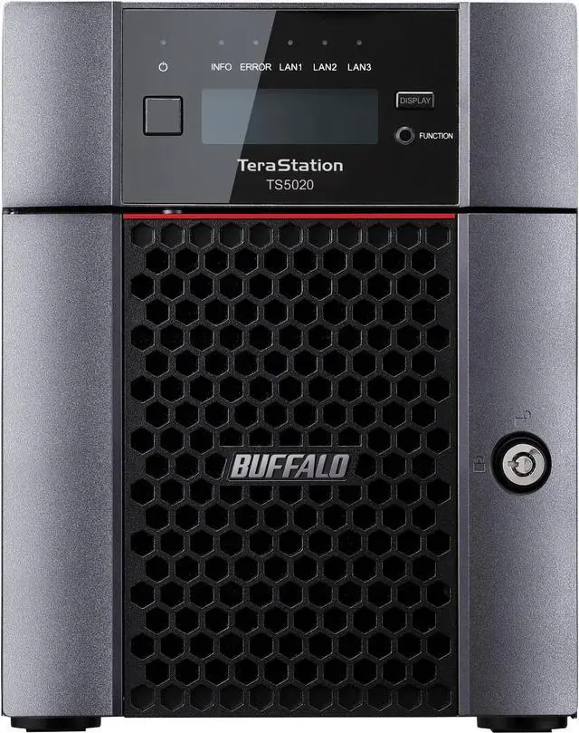 Alt view image 5 of 8 - BUFFALO TeraStation TS5420DN1602 2-Bay NAS 16TB (2x8TB) with NAS-Grade Hard Drives Included Desktop Network Attached Storage