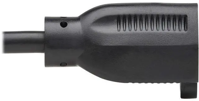 Alt view image 6 of 14 - Tripp Lite 15ft Power Extension Cord Right-Angle NEMA 5-15P to NEMA 5-15R