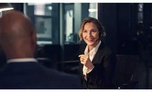 Alt view image 6 of 8 - Sennheiser SDW 5065 (507000) - Double-Sided (Binaural) Wireless Dect Headset for Desk Phone Softphone/PC Connections Dual Microphone Ultra Noise Cancelling, Black