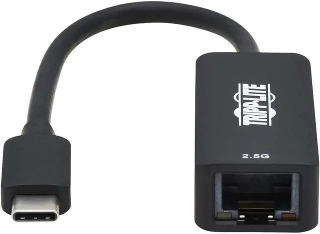 Alt view image 6 of 10 - Tripp Lite USB-C to RJ45 Gigabit Ethernet Network Adapter (M/F) - USB 3.2 Gen 1, 2.5 Gbps Ethernet - Gigabit Ethernet Adapter USB 3.2 (Gen 1) Type C - 320 MB/s Data Transfer Rate - 1 Port(s) - 1 - Twi