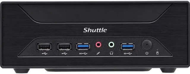 Alt view image 6 of 9 - Shuttle XPC slim XH510G Barebone System - Socket LGA-1200 - 1 x Processor Support - Intel H510 Chip - 64 GB DDR4 SDRAM DDR4-3200/PC4-25600 Maximum RAM Support - 2 Total Memory Slots - Serial ATA/600 C