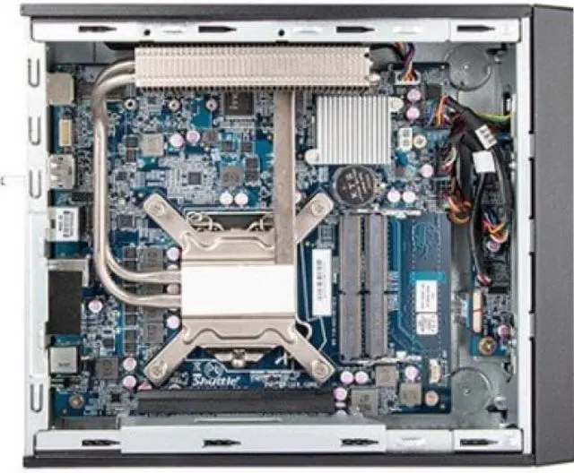 Alt view image 5 of 9 - Shuttle XPC slim XH510G Barebone System - Socket LGA-1200 - 1 x Processor Support - Intel H510 Chip - 64 GB DDR4 SDRAM DDR4-3200/PC4-25600 Maximum RAM Support - 2 Total Memory Slots - Serial ATA/600 C