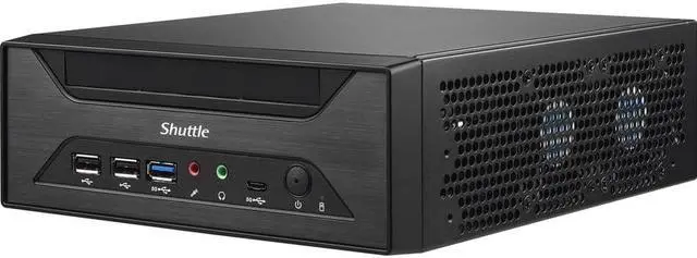 Alt view image 5 of 8 - Shuttle XPC slim XH610 Barebone System - Mini PC - Socket LGA-1700 - 1 x Processor Support - Intel H610 Express Chip - 64 GB DDR4 SDRAM DDR4-3200/PC4-25600 Maximum RAM Support - 2 Total Memory Slots -