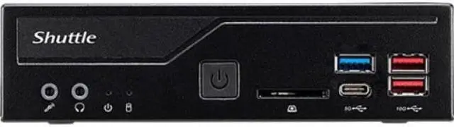 Alt view image 2 of 16 - Shuttle XPC slim DH670 Barebone System - Slim PC - Socket LGA-1700 - 1 x Processor Support - Intel H670 Chip - 64 GB DDR4 SDRAM DDR4-3200/PC4-25600 Maximum RAM Support - 2 Total Memory Slots - Serial