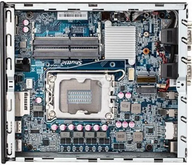 Alt view image 7 of 16 - Shuttle XPC slim DH670 Barebone System - Slim PC - Socket LGA-1700 - 1 x Processor Support - Intel H670 Chip - 64 GB DDR4 SDRAM DDR4-3200/PC4-25600 Maximum RAM Support - 2 Total Memory Slots - Serial