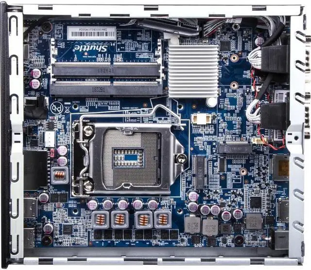 Alt view image 5 of 13 - Shuttle XPC slim DH610 Barebone System - Slim PC - Socket LGA-1700 - 1 x Processor Support - Intel H610 Chip - 64 GB DDR4 SDRAM DDR4-3200/PC4-25600 Maximum RAM Support - 2 Total Memory Slots - Serial