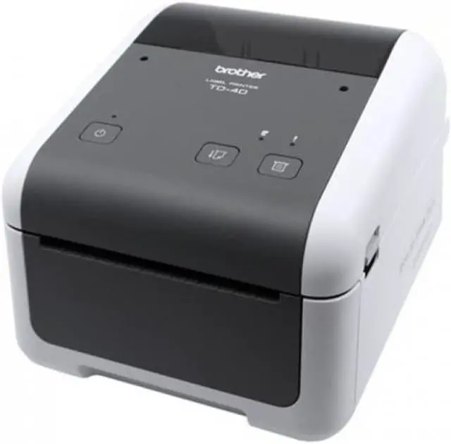 Alt view image 6 of 7 - Brother TD4520DN 4.3" 300dpi Desktop Network Thermal Label Printer