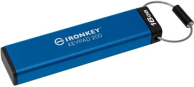 Alt view image 11 of 12 - Kingston Ironkey Keypad 200 16GB Encrypted USB