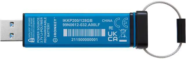 Alt view image 9 of 12 - Kingston Ironkey Keypad 200 16GB Encrypted USB