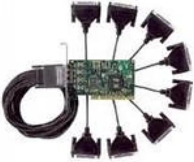Alt view image 8 of 12 - Digi International Model 76000528 4 ft. 4-Port DB9M DTE Fan-Out Cable Male to Male