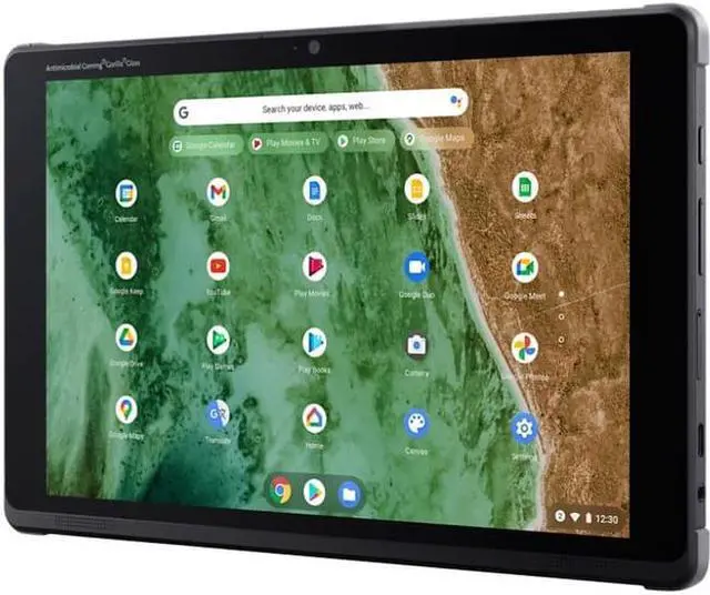 Alt view image 5 of 11 - Acer Chromebook Tab 510 D652N D652N-S1ML Tablet - 10.1" WUXGA - Kryo 468 2.50 GHz - 4 GB RAM - 64 GB Storage - Chrome OS - Charcoal Black