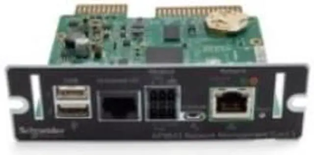 Alt view image 10 of 14 - Schneider Electric Network Management Card 3 with Environmental Monitoring and Modbus - Remote management adapter - Smar