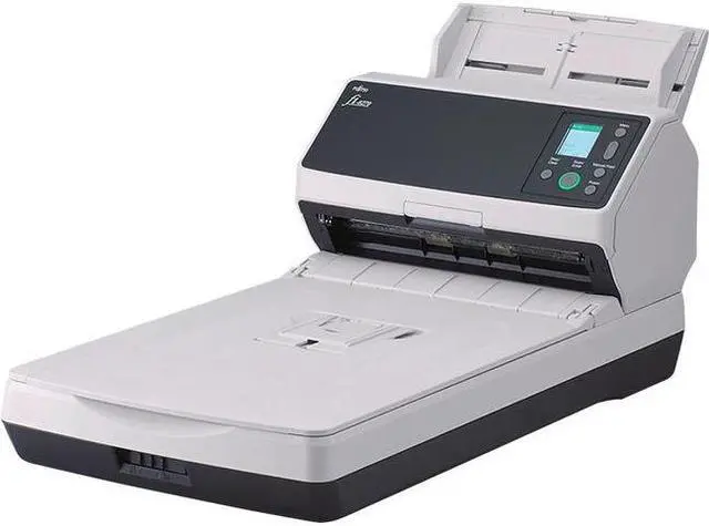 Alt view image 5 of 10 - RICOH fi-8270 PA03810-B555 USB 3.2/Ethernet Interface Flatbed High-Speed Color Duplex Document Scanner with Flatbed