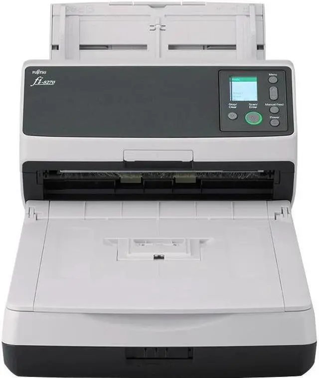 Alt view image 8 of 10 - RICOH fi-8270 PA03810-B555 USB 3.2/Ethernet Interface Flatbed High-Speed Color Duplex Document Scanner with Flatbed