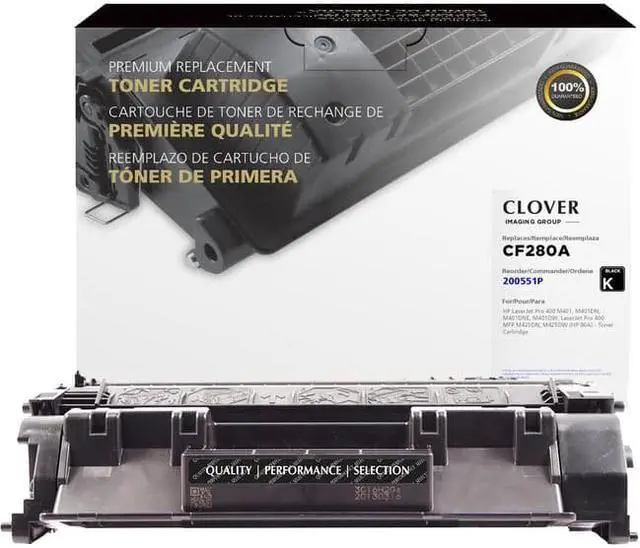 Alt view image 3 of 8 - West Point Products Compatible Black Toner Cartridge (Alternative for HP 80A/CF280A)