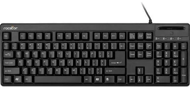 Alt view image 18 of 19 - Rocstor KS20T Keyboard with Smartcard Reader